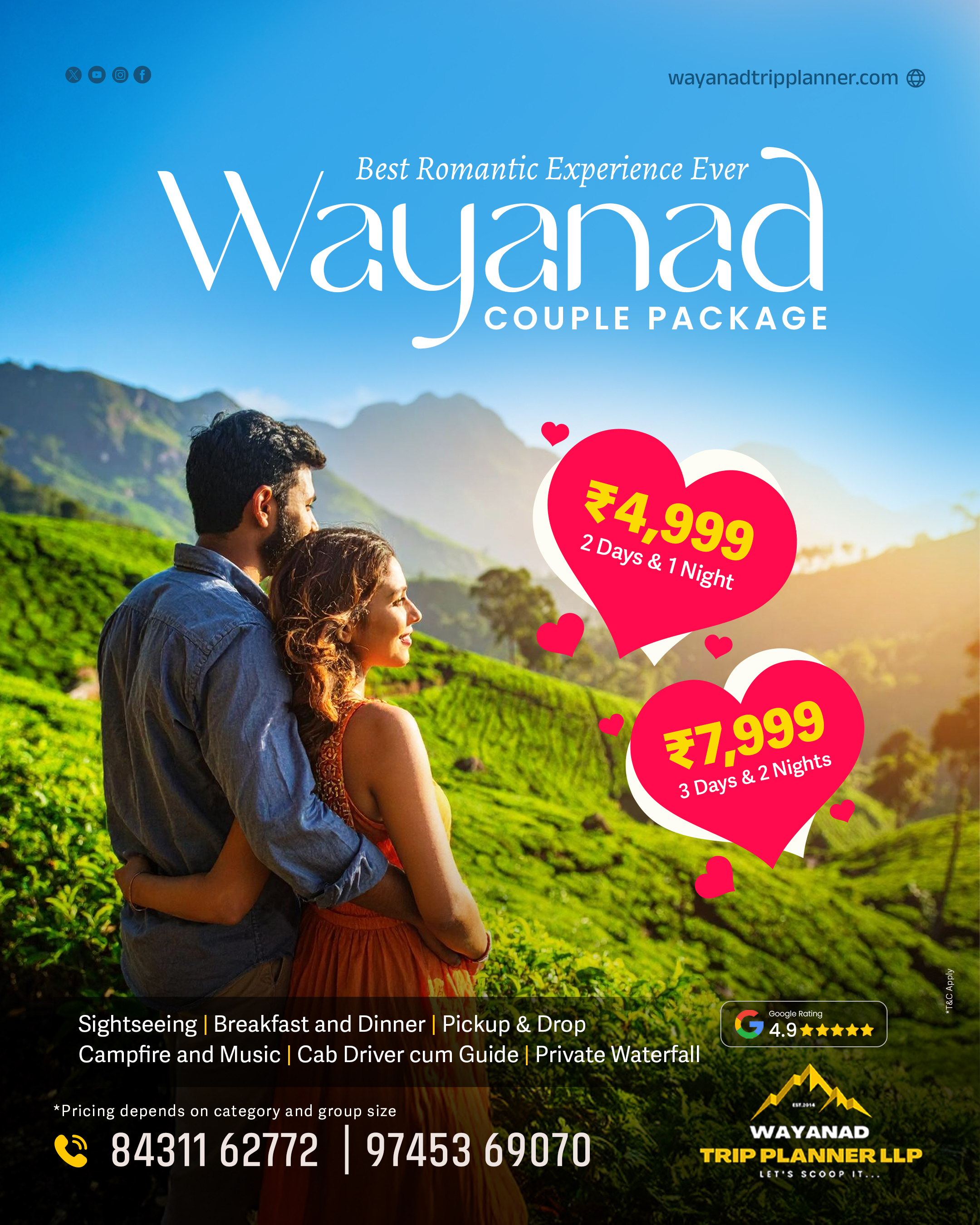 Wayanad Trip Planner Branding - Zolviq Studio